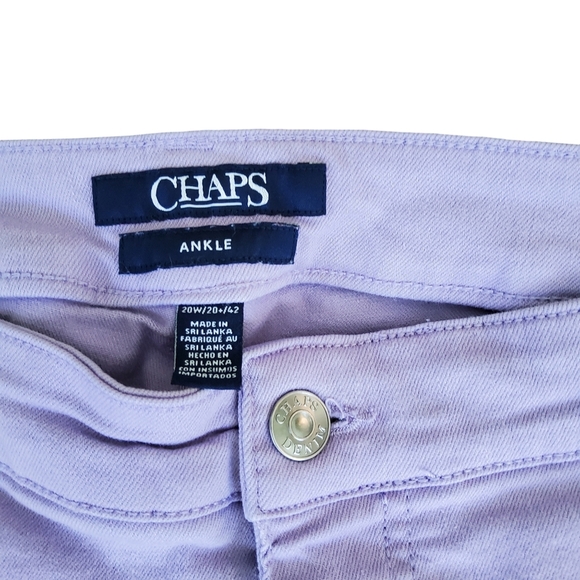 Chaps Lavender Skinny Ankle Jeans - Picture 7 of 10